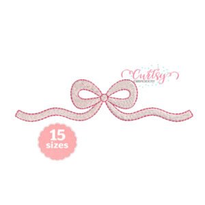 Coquette Bow Topper Embroidery