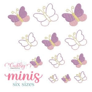 Butterfly Mini Embroidery File