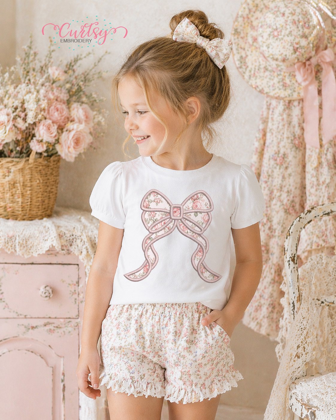Coquette Bow Applique Design _ Logo 2