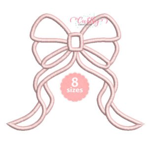 Coquette Bow Applique File