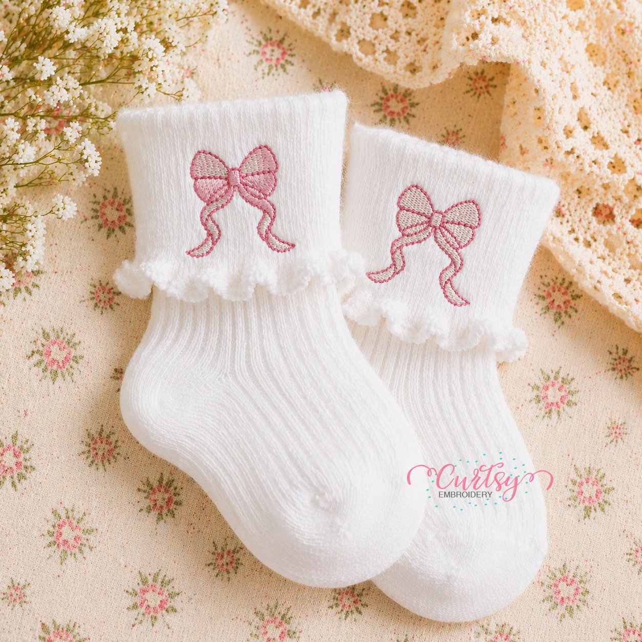 Coquette Bow Mini Embroidery Designs _ Logo 1