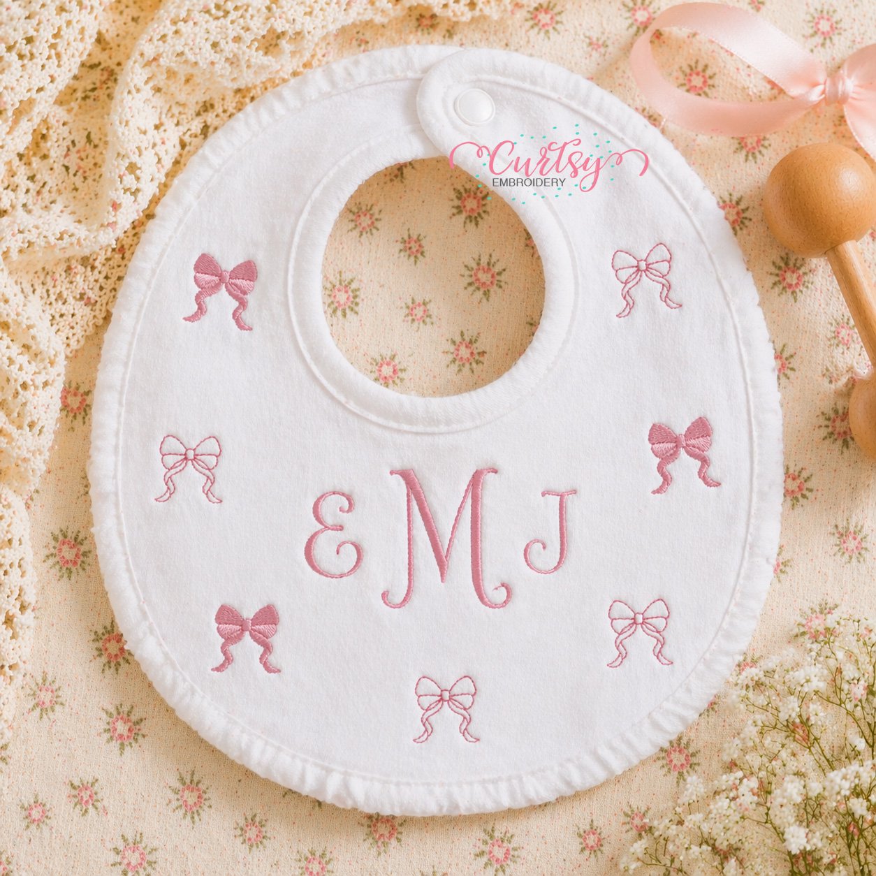 Coquette Bow Mini Embroidery Designs _ Logo 2