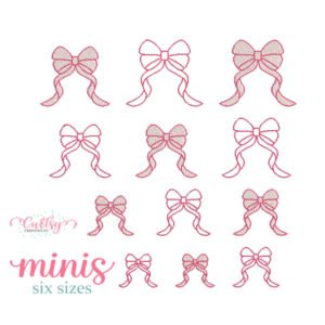 Coquette Bow Mini Embroidery