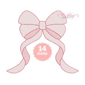 Coquette Bow Vintage Stitch