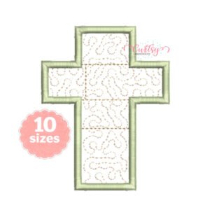 Quilted Cross Applique Design