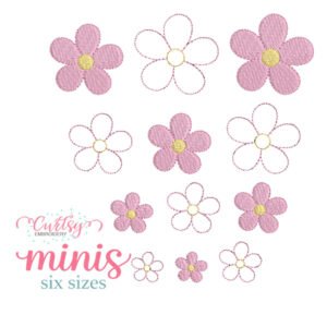 Flower Mini Embroidery File