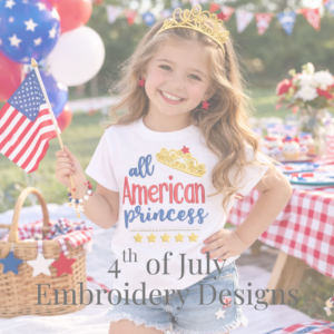4th of July Embroidery & Applique Designs