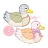 Boy and Girl Duck Applique Designs _ website