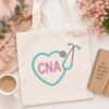 CNA Heart Stethoscope Embroidery Design _ Logo 1