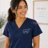 LPN Heart Stethoscope Embroidery Design _ Logo 2