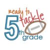 Ready To Tackle 5th Grade Applique Design 1 Ready To Tackle 5th Grade Applique Design 1
