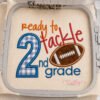 Ready to Tackle 2nd Grade Applique Design _ Logo 3 Ready to Tackle 2nd Grade Applique Design _ Logo 3