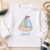 Sailboat Applique Design _ Logo 1 Sailboat Applique Design _ Logo 1