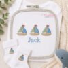 Sailboat Mini Embroidery Designs _ Logo 3