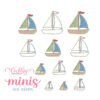 Sailboat Mini Embroidery Designs _ Website
