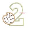 2nd Birthday Cookie Applique Design _ Website
