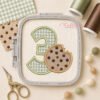 3rd Birthday Cookie Applique Design _ Logo 3