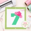 7th Birthday Roses SVG Files _ Logo 2 7th Birthday Roses SVG Files _ Logo 2