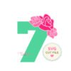 7th Birthday Roses SVG Files _ Website 7th Birthday Roses SVG Files _ Website