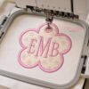 Flower Tag Applique Design _ Logo 2 Flower Tag Applique Design _ Logo 2