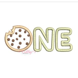 One Cookie Applique Design