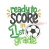 Ready to Score in 1st Grade Soccer Applique Design _ Website