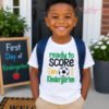 Ready to Score in Kindergarten Soccer Applique Design _ Logo 2