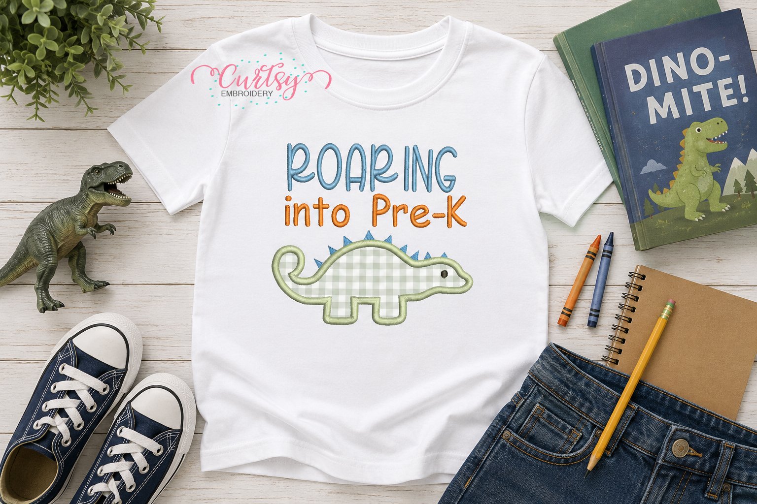 Roaring Into PreK Appliue Design _ Logo 1 Roaring Into PreK Appliue Design _ Logo 1