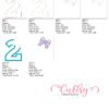 2 Bow Applique 5×7 2 Bow Applique 5×7