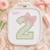 2nd Birthday Bow Applique Design _ Logo 3