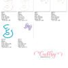 3 Bow Applique 5×7