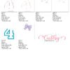 4 Bow Applique 5×7 4 Bow Applique 5×7