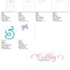 5 Bow Applique 5×7