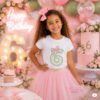 6th Birthday Bow Applique Design _ Logo 2