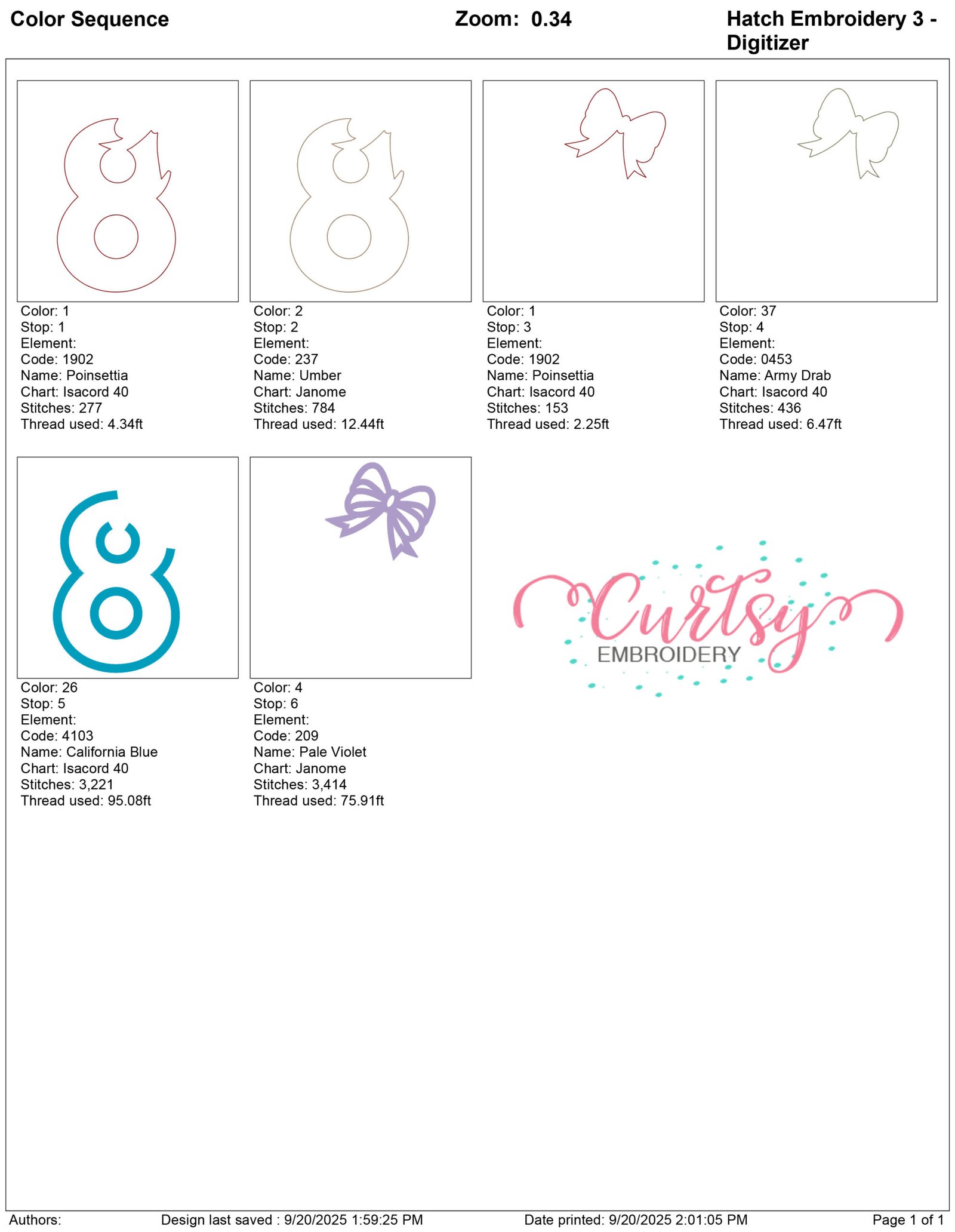 8 Bow Applique 5×7 8 Bow Applique 5×7
