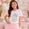 9th Birthday Bow Applique Design _ Logo 2
