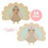 Boy and Girl Turkey Combo Embroidery Design _ Website