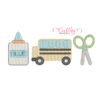 Bus Glue Scissors Trio Quick Stitch Embroidery Design _ Website Bus Glue Scissors Trio Quick Stitch Embroidery Design _ Website