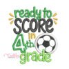 Ready to Score in 4th Grade Soccer Applique Design _ Website Ready to Score in 4th Grade Soccer Applique Design _ Website