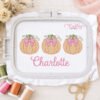 Sketch Fill Pumpkin with Bow Trio Embroidery Design _ Logo 3