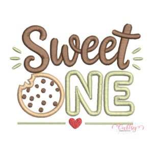 Sweet One Applique Design