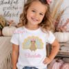 Turkey with Bow Sketch Fill Embroidery Design _ Logo 2