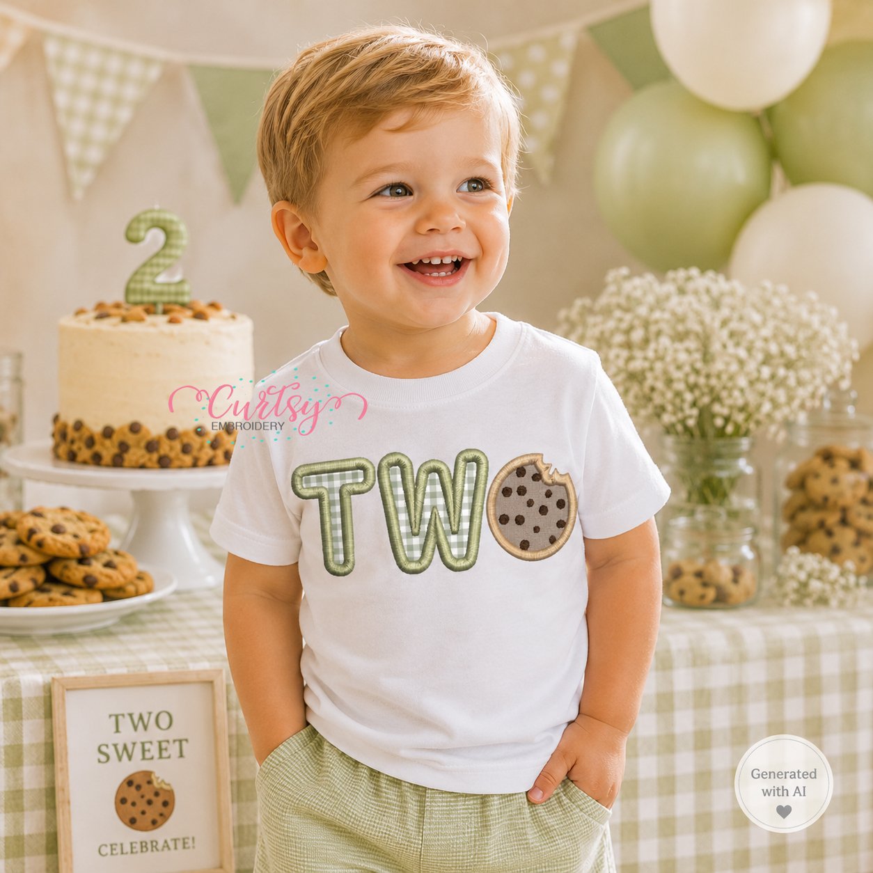 Two Cookie Applique Design _ Logo 2
