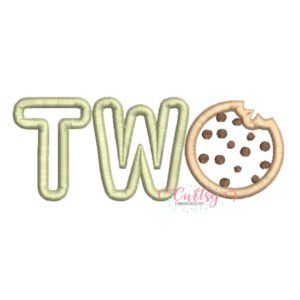 Two Cookie Applique Design