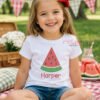 Watermelon Slice Quick Stitch Emboridery Design _ Logo 2