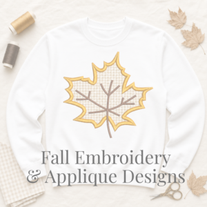 Fall Embroidery Designs