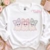 Ghosts with Bows Trio Applique Design _ Logo 1