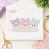 Ghosts with Bows Trio Sketch Fill Embroidery Design _ Etsy 2000 Ghosts with Bows Trio Sketch Fill Embroidery Design _ Etsy 2000