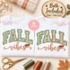 Fall Vibes Applique Design Single Fabric _ Etsy 2000 2 Fall Vibes applique embroidery design single and multi fabric versions