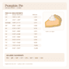 Pumpkin pie applique embroidery design sizes, measurements, stitch counts and file formats